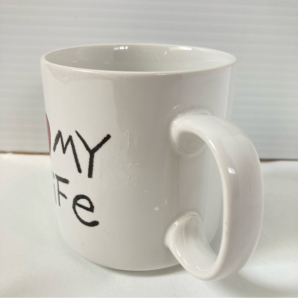 RUSS Berrie and Co Style 8136 I Love My Wife Coffee Mug Cup Vintage 10 oz - Picture 3 of 9